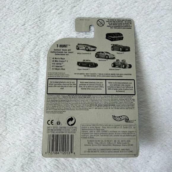 Hot Wheels Treasure Hunt T-Hunt Meyers Manx Metallic Blue Real Riders 12/12 2004 - Picture 3 of 3